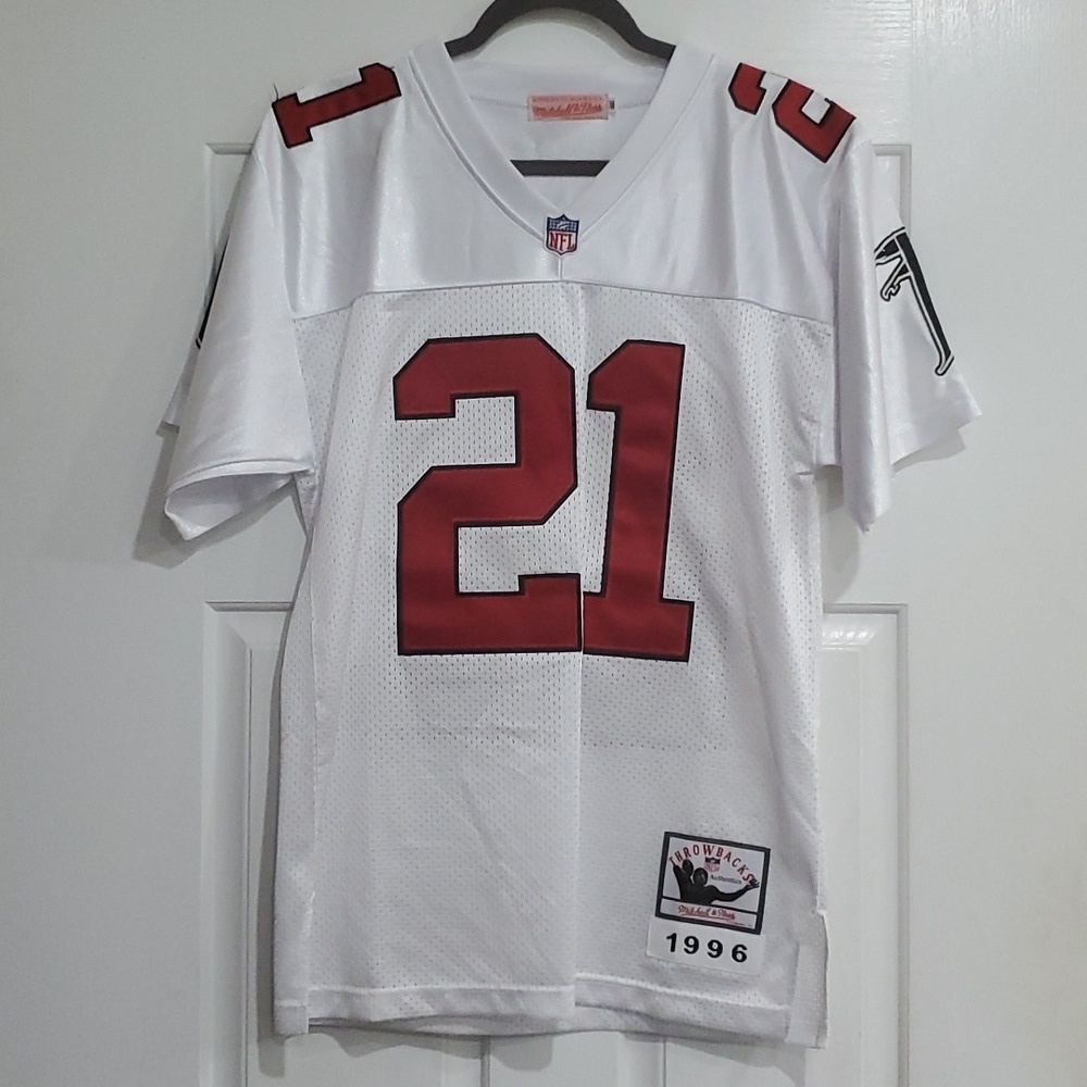 🔥🔥🔥🔥Deion Sanders 1996 Throwback Falcons Jersey Size: 46 XLARGE 🔥🔥🔥